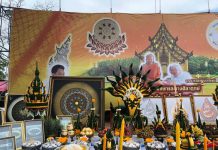 อ.ไพโรจน์ รื่นวิชา ผู้เขียนมหายันต์รวย สร้างบุญใหญ่จัดงาน พิธีพุทธาเทวาภิเษก และวางศิลาฤกษ์ศาลา “คำชะโนด”