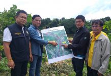 รองอธิบดีลงพื้นที่ติดตามโครงการประตูระบายน้ำแม่น้ำวัง บ้านเหล่า จ.ลำปาง