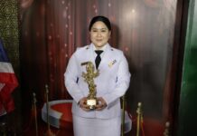 CHO CHO KHIN MAY SHAN นักธุรกิจชื่อดังจาก เมียนมาร์ คว้ารางวัลแห่งปี ตรีเทพ สาขา บุคคลตัวอย่างแห่งความดี