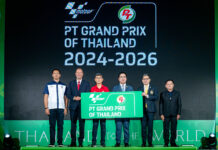 พร้อมสร้างปรากฏการณ์ใหม่! MotoGP สนามประเทศไทยแถลงใหญ่ กระหึ่มขายบัตรวันแรก ตั้งเป้า “PT Grand Prix of Thailand 2024” สนามที่ดีที่สุด-ประทับใจที่สุด ประจำฤดูกาล สู่ฐานแฟนความเร็ว 800 ล้านคนทั่วโลก