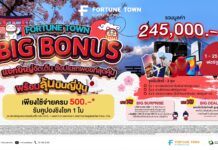 Fortune Town Big Bonus แจกใหญ่ จัดเต็ม ส่งท้ายปี ลุ้นบินลัดฟ้าญี่ปุ่น ของรางวัลมูลค่ากว่า 200,000 บาท