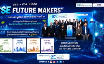 สสว. – สวส. เปิดตัว “SE Future Makers” ยกระดับผู้ประกอบการเพื่อสังคมไทย สร้างธุรกิจเติบโตควบคู่ชุมชน ขับเคลื่อนเศรษฐกิจฐานรากสู่ความยั่งยืน