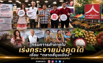กรมการค้าภายใน เร่งกระจายมังคุดใต้ เชื่อม “ตลาดสี่มุมเมือง” สร้างดีมานด์สู่ช่องทางการตลาดสมัยใหม่