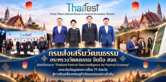 กรมส่งเสริมวัฒนธรรม กระทรวงวัฒนธรรม จับมือ สจล. เปิดตัวโครงการ “Thailand Festival Data Intelligence for Festival Economy” ยกระดับข้อมูลเทศกาลไทย 77 จังหวัด สู่การขับเคลื่อนเศรษฐกิจวัฒนธรรมอย่างยั่งยืน